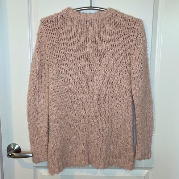 CALVIN KLEIN | Women’s Light Pink Chunky Knit CALVIN KLEIN Sweater Size Small - Picture 8 of 8